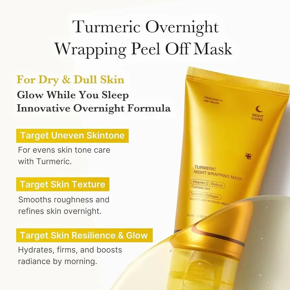 Turmeric Deep Collagen Mask - Skincare.needs.