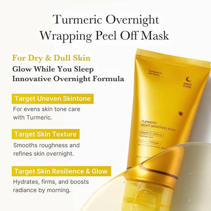 Turmeric Deep Collagen Mask - Skincare.needs.